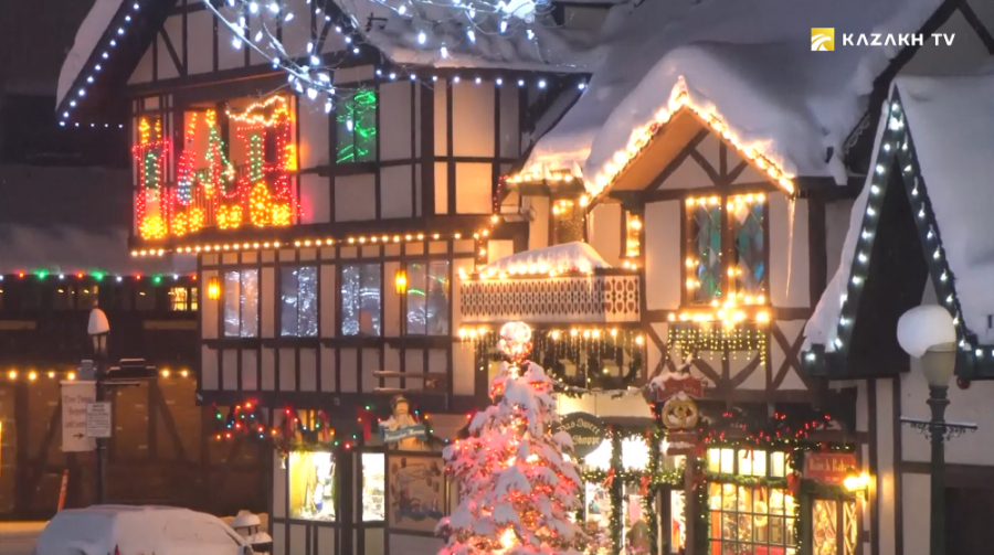 Как украсили Алматы перед Новым годом?
