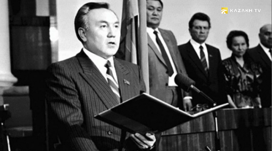1991 год. Первый Президент РК принял присягу