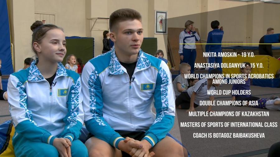 Амоскин и Долганюк - чемпионы мира по спортивной акробатике