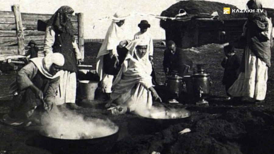 Варка мыла в степи